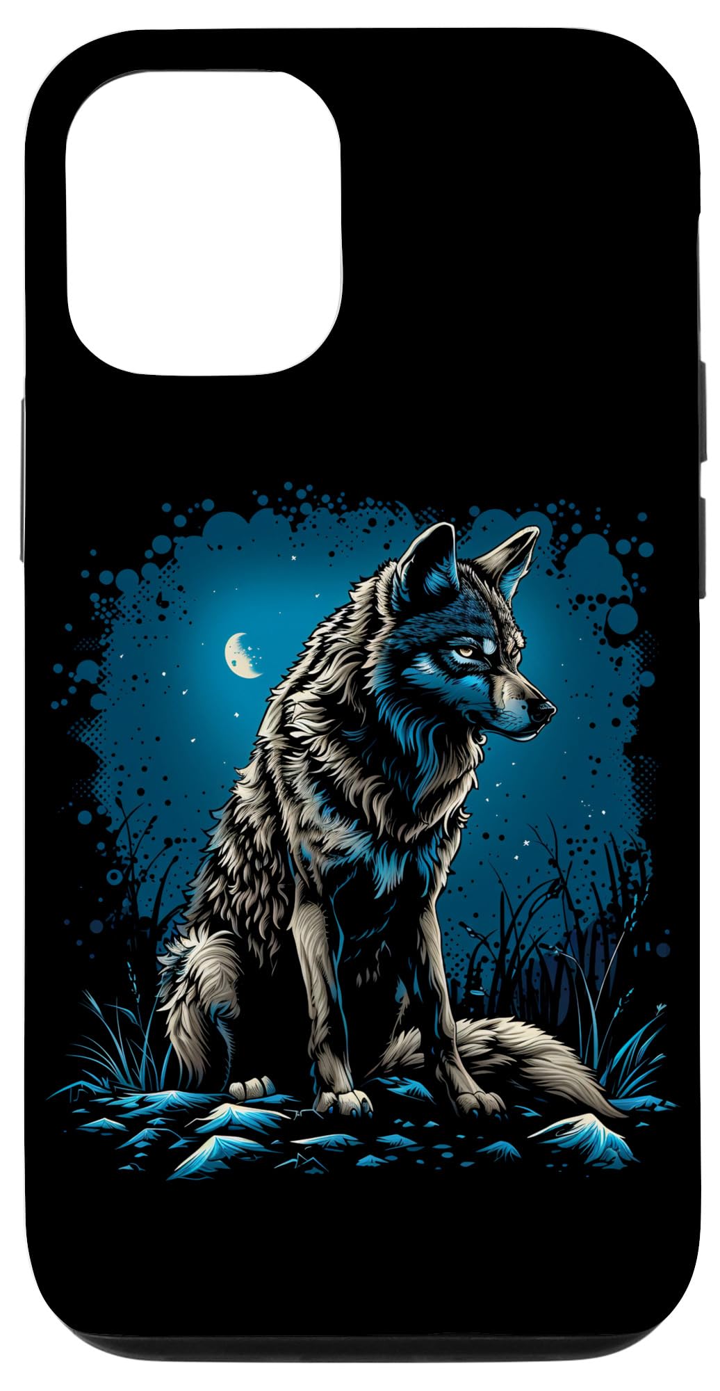 野生動物 青いオオカミ アート wolf 523kimura of KEI KIMURA ALASKA